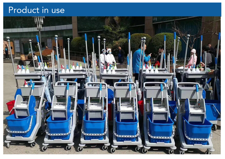 CT Mini Kentucky Mopping Trolley - Cleanic Cleaning Equipment